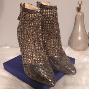 Annie Michelle Silver Platinum Booties